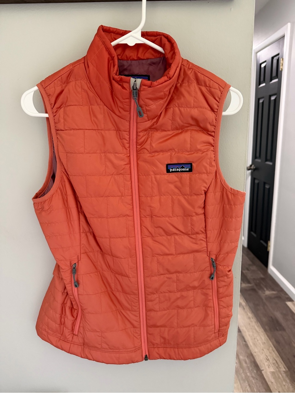 Patagonia Quilted Vest in Burnt Orange